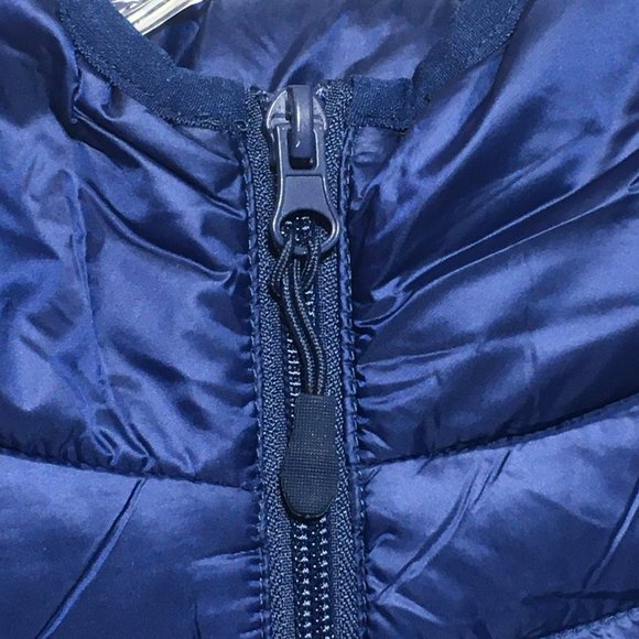 Rokka&Rolla Women's L 12-14 Navy Blue Lightweight Packable Down Puffer Jacket - Picture 5 of 15